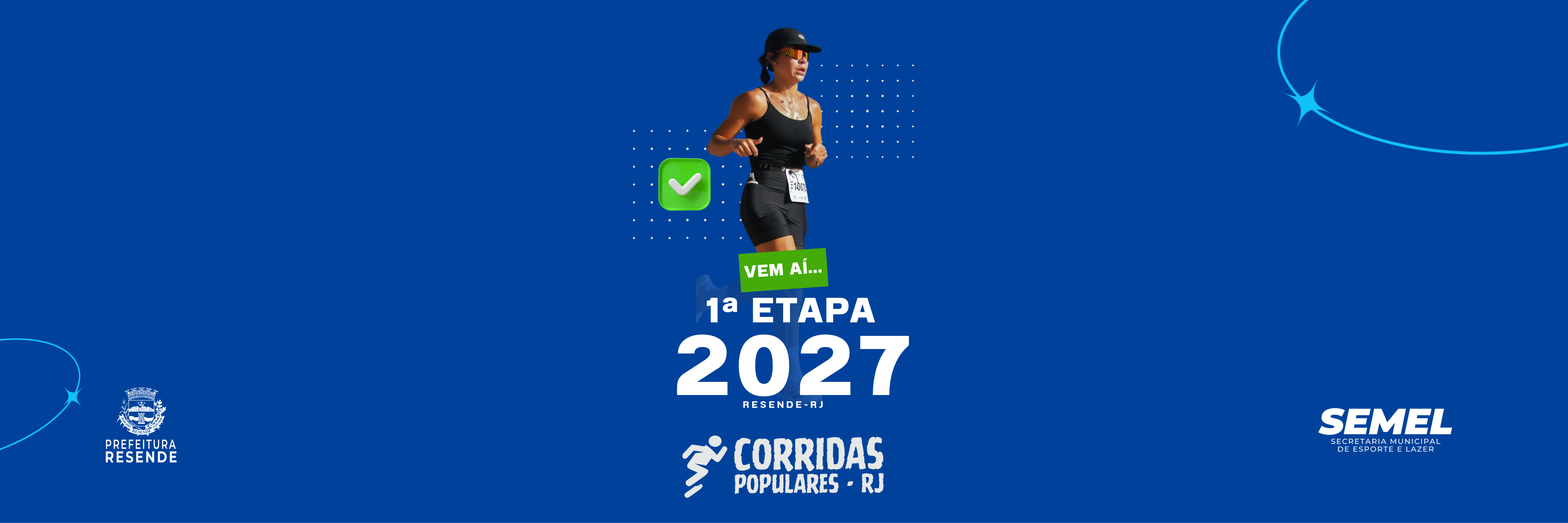 Banner — Corridas Populares 2027 - 1ª Etapa - Resende-RJ