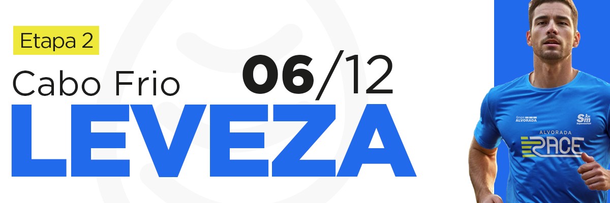 Banner — Circuito ALVORADA RACE - 2ª Etapa Cabo Frio - Leveza