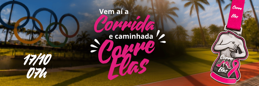 Banner — Corre Elas 2026 - Parque Madureira