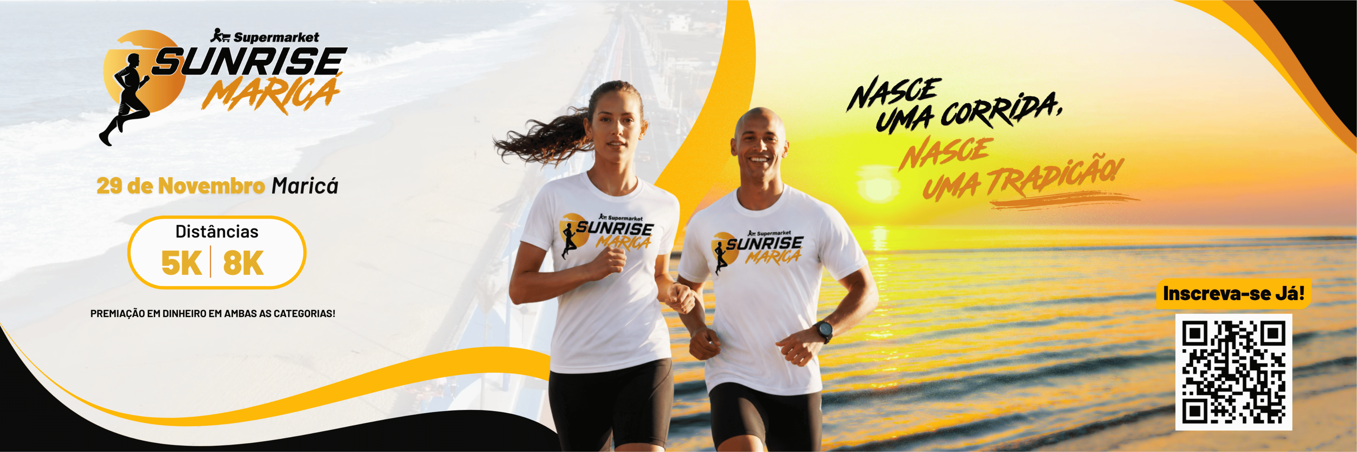 Banner — Corrida Sunrise Supermarket 2026