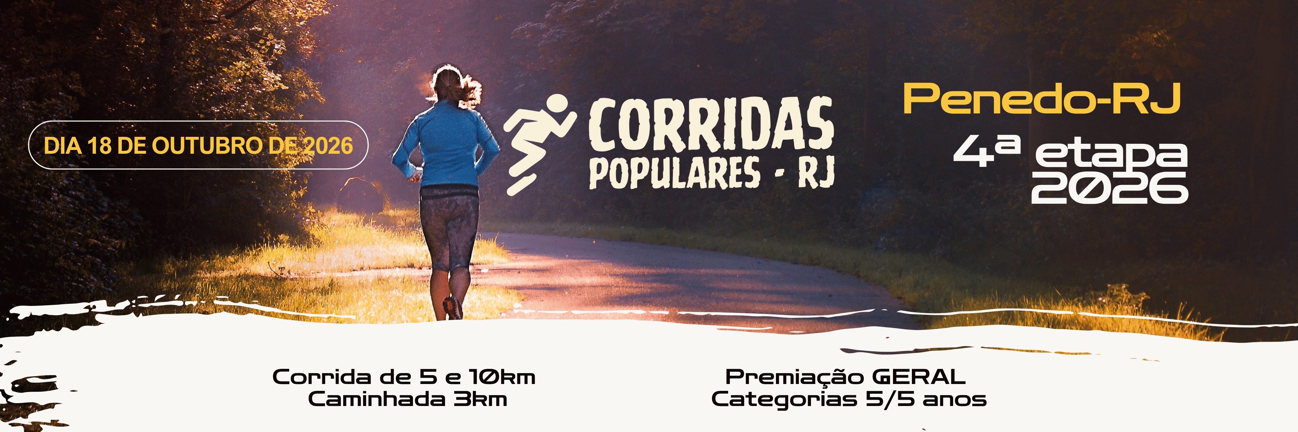 Banner — 4ª Etapa - Corridas Populares RJ - Penedo